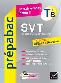 Cover image: SVT Tle S (spécifique & spécialité) - Prépabac Entraînement intensif 9782218990588