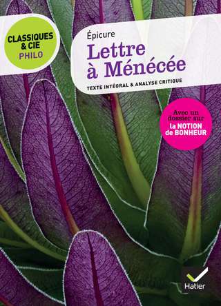 Cover image: Classiques & Cie Philo - Lettre à Ménécée 9782218991394