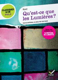 Cover image: Classiques & Cie Philo - Qu' est-ce que les Lumières ? 9782218991400