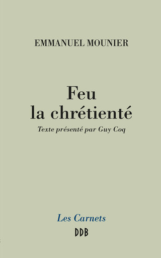 Cover image: Feu la chrétienté 9782220065519