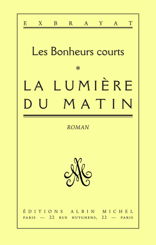 Cover image: La Lumière du matin 1st edition 9782226010773