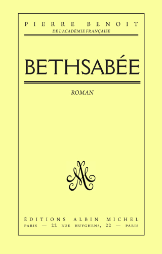 Cover image: Bethsabée 1st edition 9782226278098