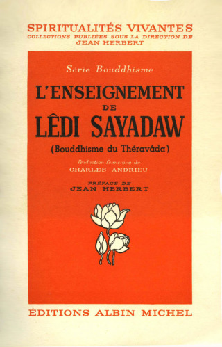 Cover image: L'Enseignement de Lêdi Sayadaw 1st edition 9782226047847