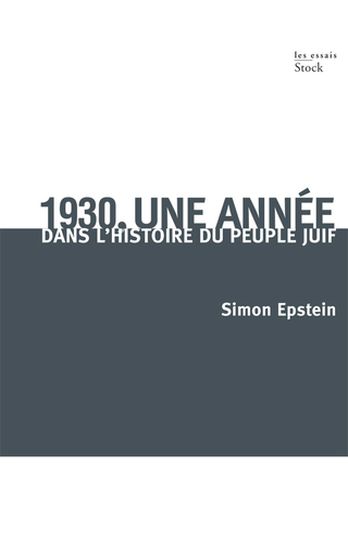 Cover image: 1930, une année dans l'histoire du peuple juif 9782234071025