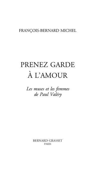 Cover image: Prenez garde à l'amour 9782246653219