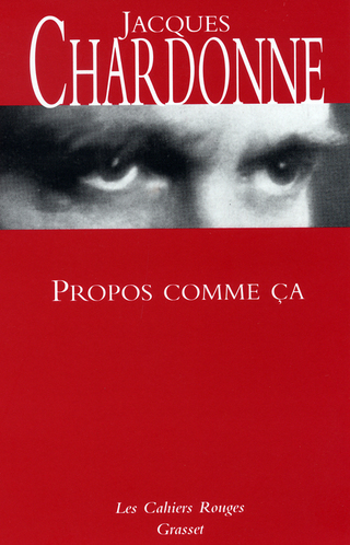 Cover image: Propos comme ça 9782246110323