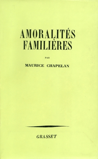 Cover image: Amoralités familières 9782246850274