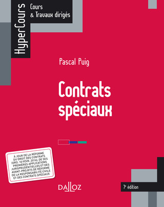 Cover image: Contrats spéciaux 9782247169269