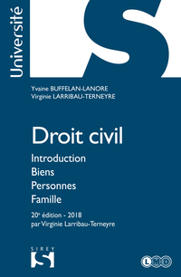 Cover image: Droit civil. Introduction Biens Personnes Famille 9782247168798