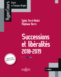 Cover image: Successions et libéralités 9782247176106