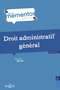 Cover image: Droit administratif général 9782247179732