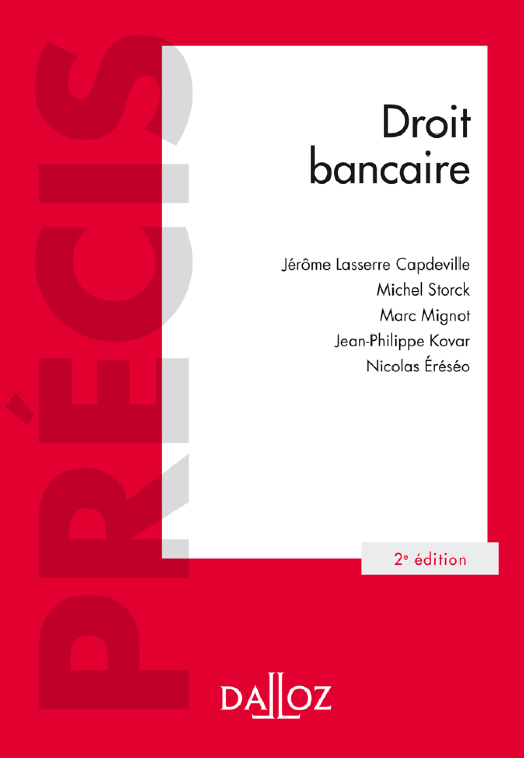 Droit bancaire – 2e éd.
