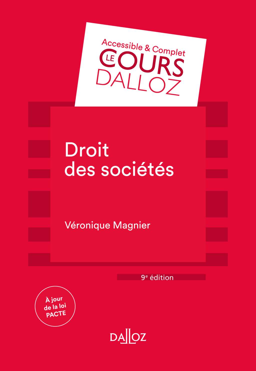 Droit des sociétés – 9e éd.