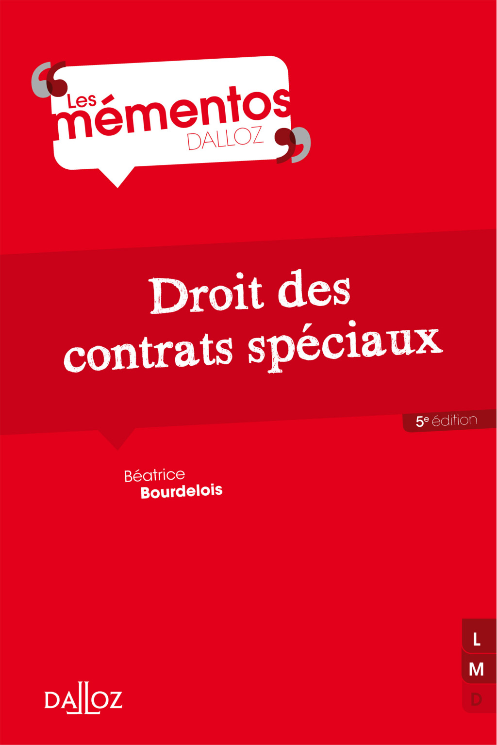 Droit des contrats spéciaux – 5e ed.