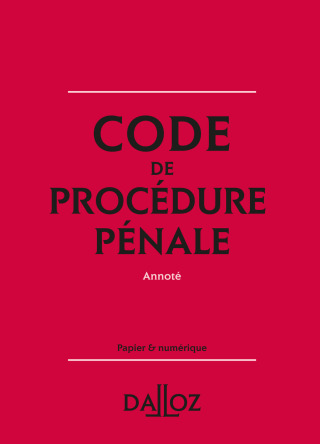 Cover image: Code de procédure pénale 2022, annoté - 63e ed. 9782247205455