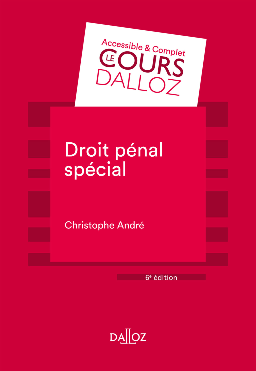 Droit pénal spécial – 6e ed.