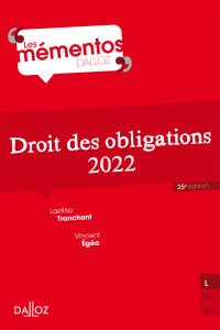 Cover image: Droit des obligations 2022 - 25e ed. 9782247208326