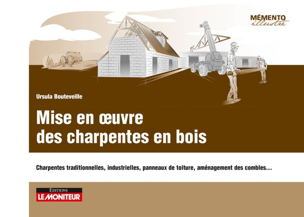 Mise en oeuvre des charpentes en bois Charpentes traditionnelles, indistruelles, panneaux de toiture, anémagement des combles…