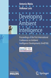 Cover image: Developing Ambient Intelligence 9782287474699