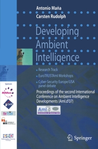 Cover image: Developing Ambient Intelligence 9782287785436