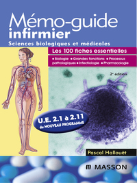 Imagen de portada: Mémo-guide infirmier - UE 2.1 à 2.11 2nd edition 9782294711541