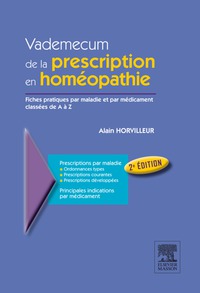 Cover image: Vademecum de la prescription en homéopathie 2nd edition 9782294711558