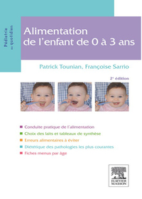 Cover image: Alimentation de l'enfant de 0 à 3 ans 2nd edition 9782294704352