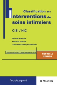 Cover image: Classification des interventions de soins infirmiers 3rd edition 9782294071133