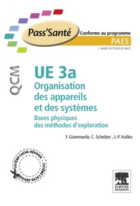 Imagen de portada: UE 3a - Organisation des appareils et des systèmes - QCM 9782294708992