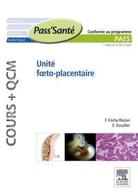 صورة الغلاف: Unité foeto-placentaire (Cours + QCM) 9782294711701