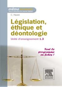 Imagen de portada: Législation, éthique et déontologie 9782294720505