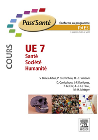 Cover image: UE 7 - Santé - Société - Humanité (Cours) 9782294710766