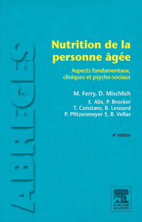 Imagen de portada: Nutrition de la personne âgée 4th edition 9782294711251