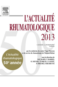 Immagine di copertina: L'actualité rhumatologique 2013 9782294735462