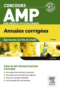 Cover image: Concours AMP Aide médico-psychologique Annales corrigées 4th edition 9782294737060