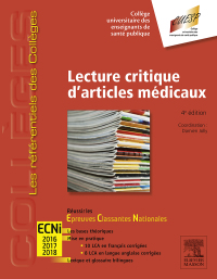 Imagen de portada: Lecture critique d'articles médicaux 4th edition 9782294746444