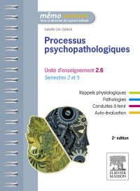 Imagen de portada: Processus psychopathologiques 2nd edition 9782294749223