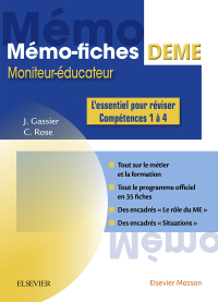 Imagen de portada: Mémo-Fiches DEME. Moniteur-Educateur 9782294751110