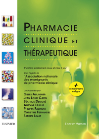 Cover image: Pharmacie clinique et thérapeutique 5th edition 9782294750779