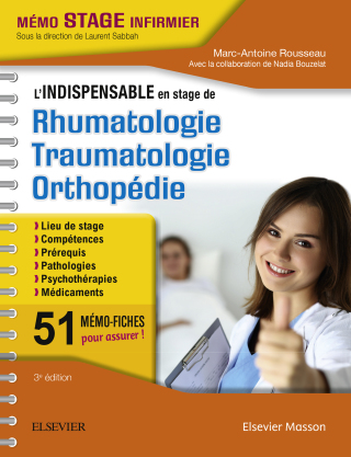 Cover image: L'indispensable en STAGE de Rhumatologie - Traumatologie - Orthopédie 3rd edition 9782294753435