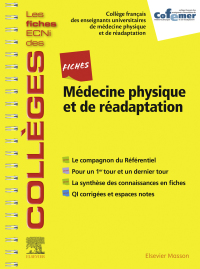 Imagen de portada: Fiches Médecine physique et de réadaptation 1st edition 9782294756467
