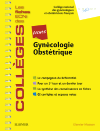 Titelbild: Fiches Gynécologie-Obstétrique 1st edition 9782294756818