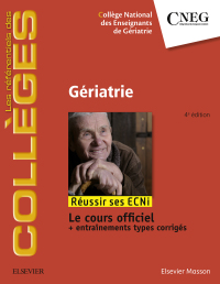 Cover image: Gériatrie 4th edition 9782294760648