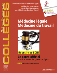 Cover image: Médecine légale - Médecine du travail 9782294764820
