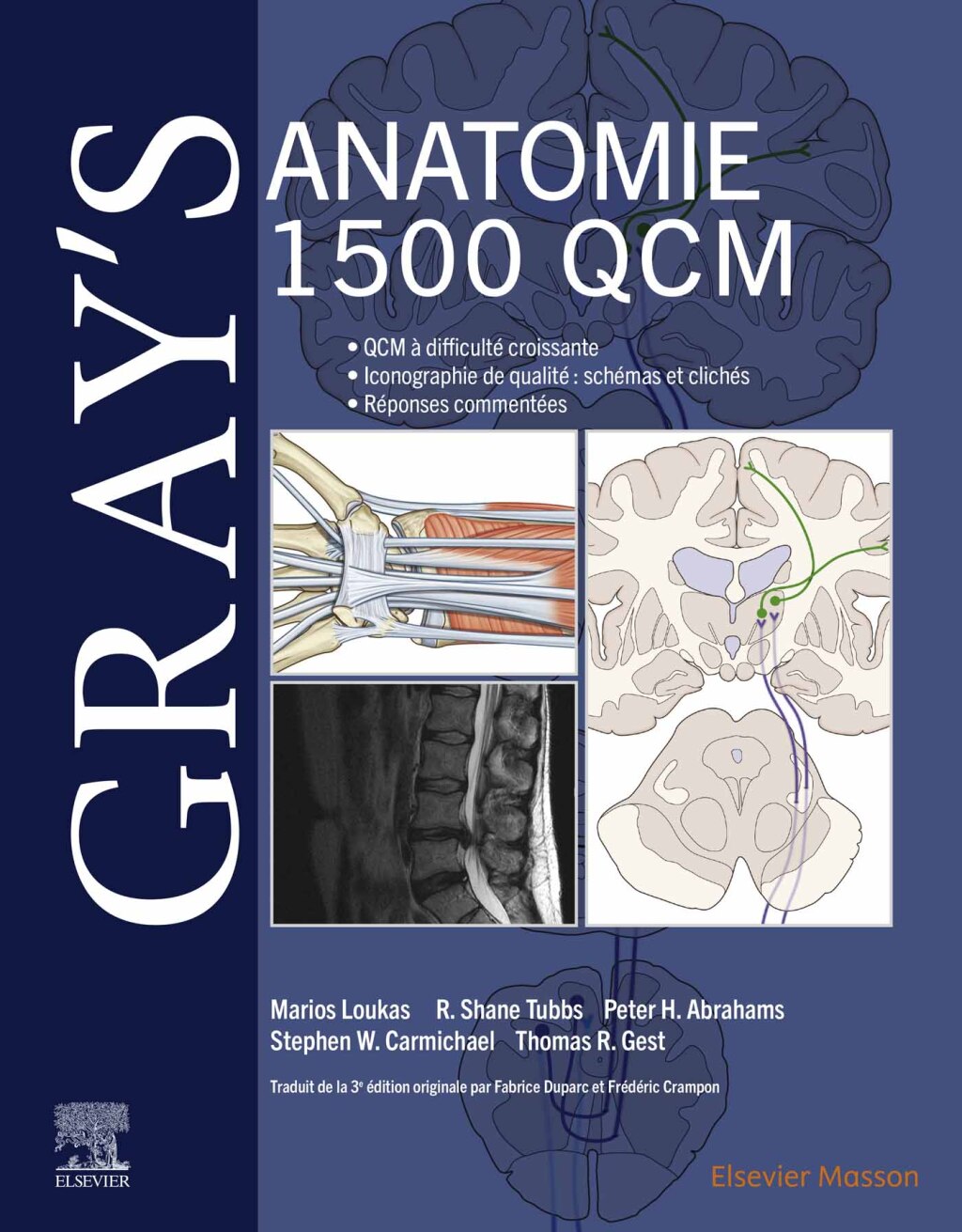 Gray’s Anatomie – 1 500 QCM 1st Edition