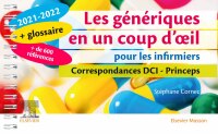 Immagine di copertina: Les génériques en un coup d'oeil pour les infirmiers 2021-2022 3rd edition 9782294771118