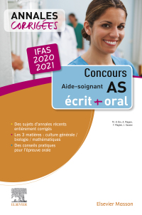 Cover image: Concours Aide-soignant - Annales corrigées - IFAS 2020 10th edition 9782294772832