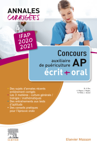 Omslagafbeelding: Concours Auxiliaire de puériculture - Annales corrigées - IFAP 2020 10th edition 9782294772849