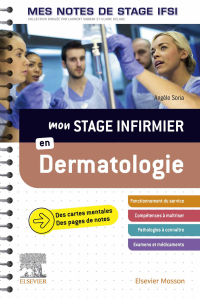 صورة الغلاف: Mon stage infirmier en Dermatologie. Mes notes de stage IFSI 9782294776342