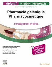 Imagen de portada: Pharmacie galénique - Pharmacocinétique 1st edition 9782294778087